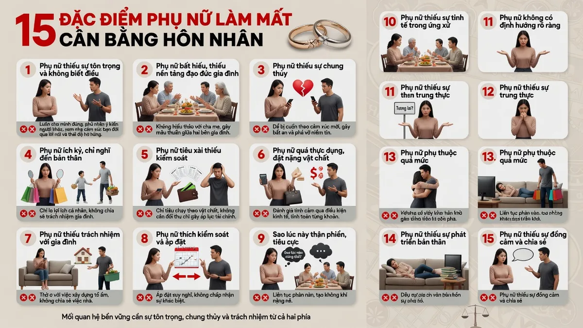 15 Kiểu Phụ Nữ Nên Tránh Xa Khi Hẹn Hò Hoặc Lấy Làm Vợ